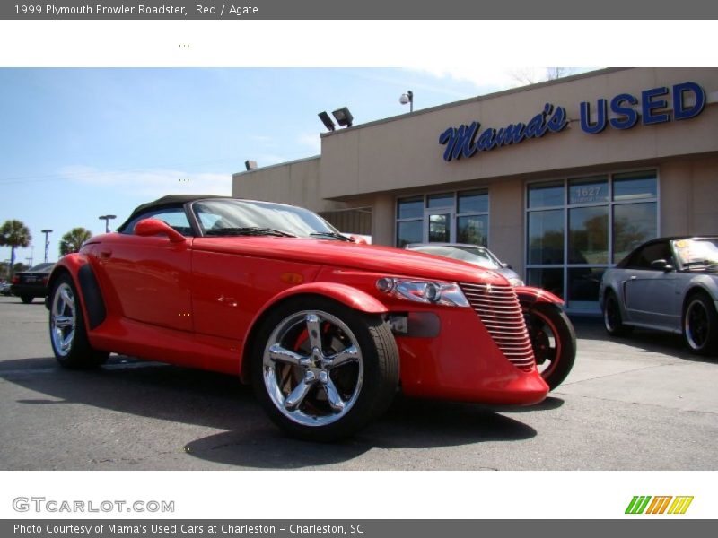 Red / Agate 1999 Plymouth Prowler Roadster