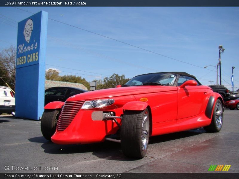 Red / Agate 1999 Plymouth Prowler Roadster