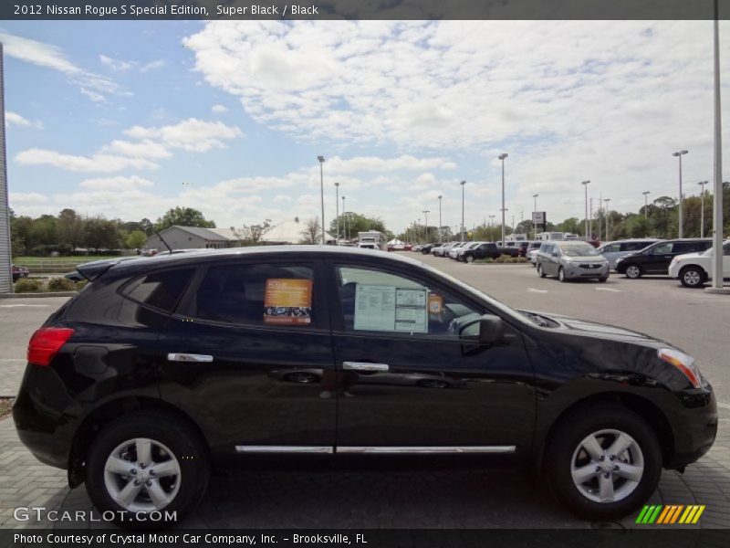 Super Black / Black 2012 Nissan Rogue S Special Edition