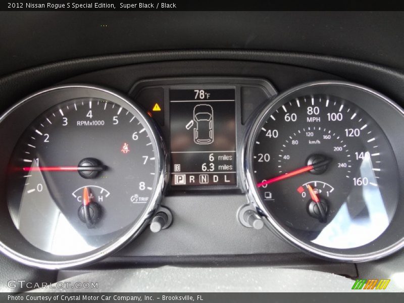 Super Black / Black 2012 Nissan Rogue S Special Edition