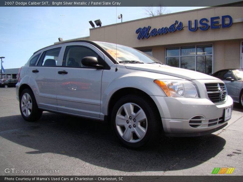 Bright Silver Metallic / Pastel Slate Gray 2007 Dodge Caliber SXT