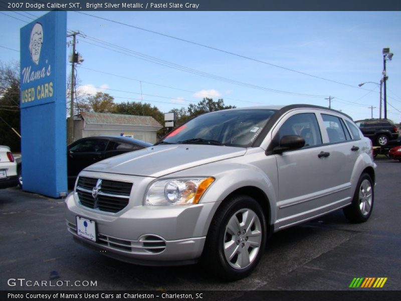 Bright Silver Metallic / Pastel Slate Gray 2007 Dodge Caliber SXT