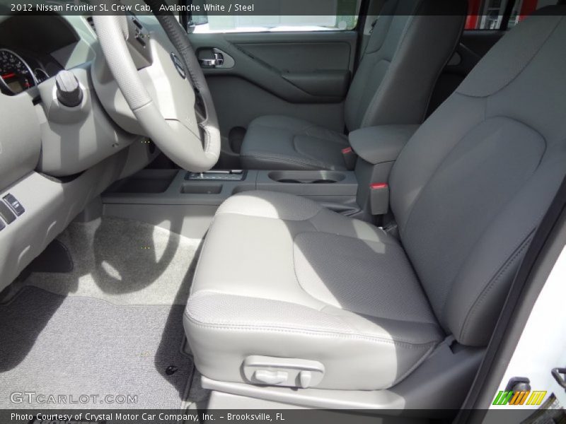 Avalanche White / Steel 2012 Nissan Frontier SL Crew Cab