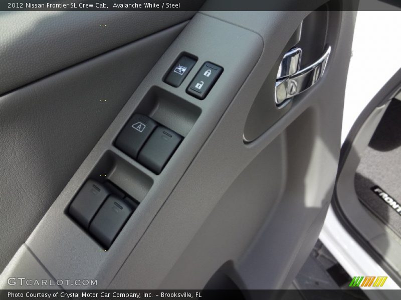 Avalanche White / Steel 2012 Nissan Frontier SL Crew Cab