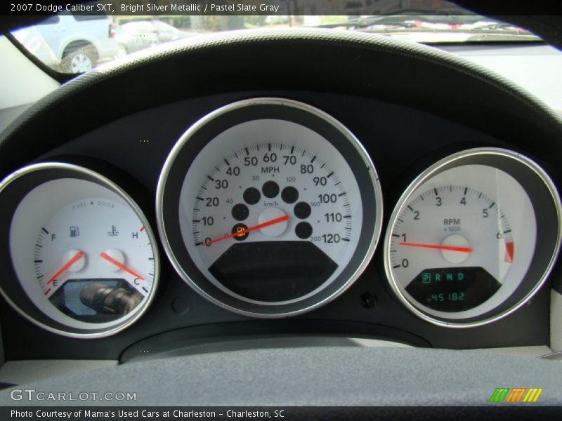 Bright Silver Metallic / Pastel Slate Gray 2007 Dodge Caliber SXT