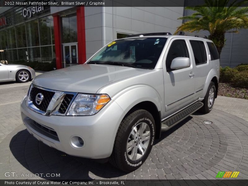 Brilliant Silver / Graphite 2012 Nissan Pathfinder Silver