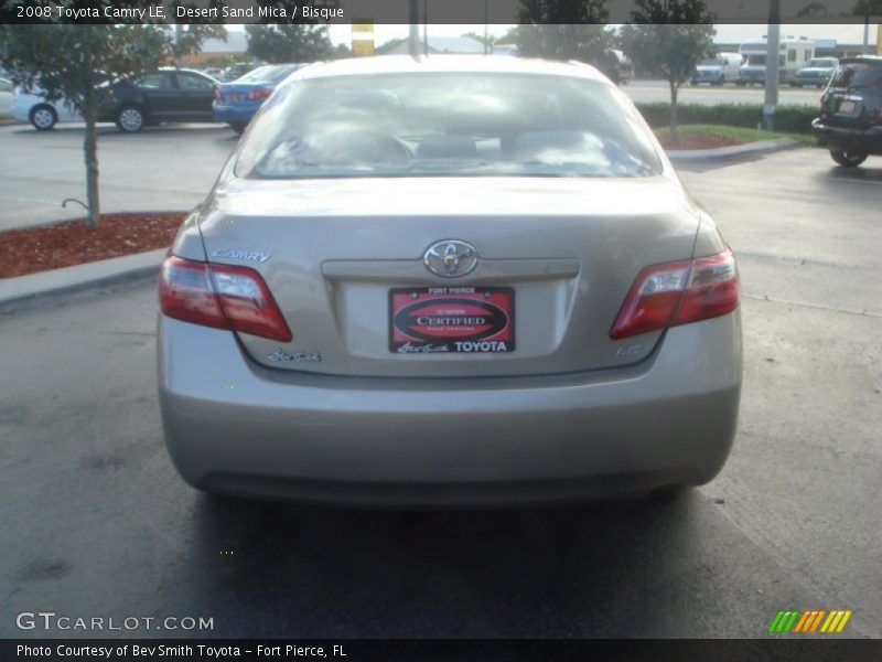 Desert Sand Mica / Bisque 2008 Toyota Camry LE