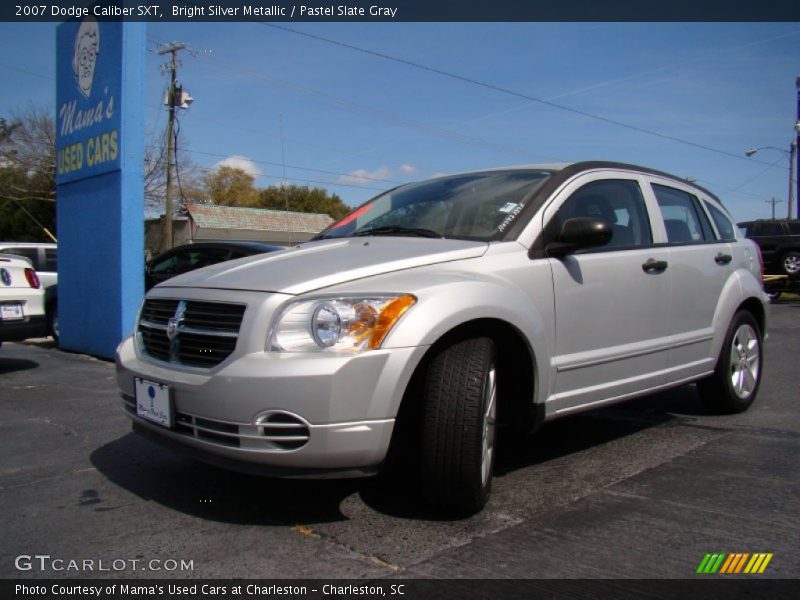 Bright Silver Metallic / Pastel Slate Gray 2007 Dodge Caliber SXT