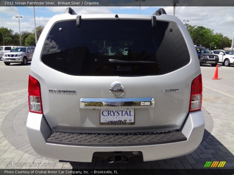 Brilliant Silver / Graphite 2012 Nissan Pathfinder Silver