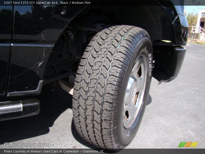 Black / Medium Flint 2007 Ford F150 STX SuperCab 4x4