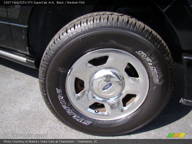 Black / Medium Flint 2007 Ford F150 STX SuperCab 4x4