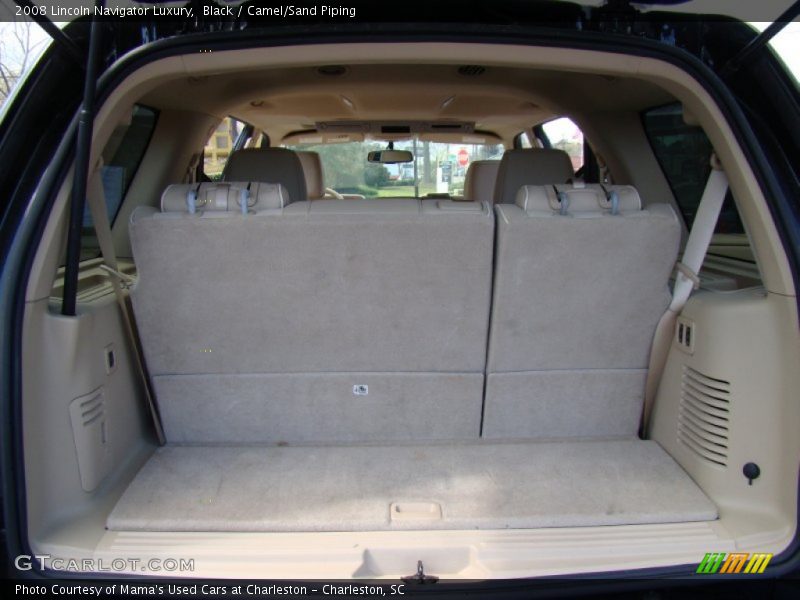 Black / Camel/Sand Piping 2008 Lincoln Navigator Luxury