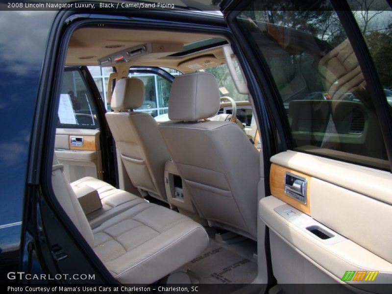 Black / Camel/Sand Piping 2008 Lincoln Navigator Luxury