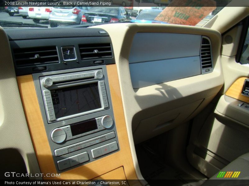 Black / Camel/Sand Piping 2008 Lincoln Navigator Luxury