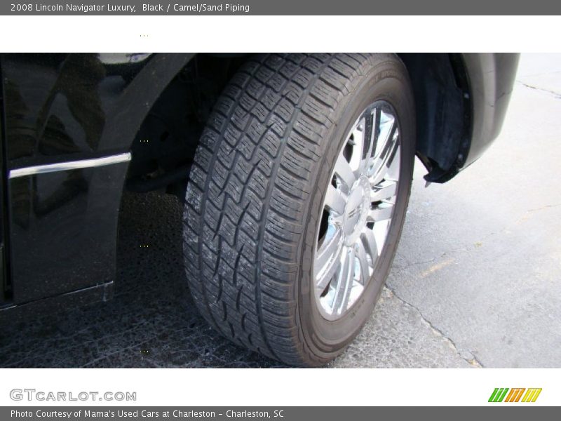 Black / Camel/Sand Piping 2008 Lincoln Navigator Luxury