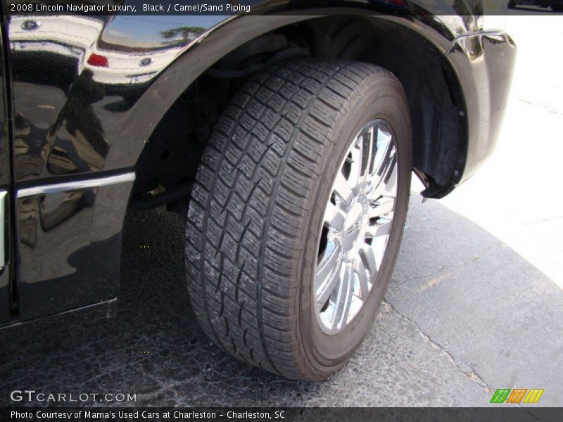Black / Camel/Sand Piping 2008 Lincoln Navigator Luxury