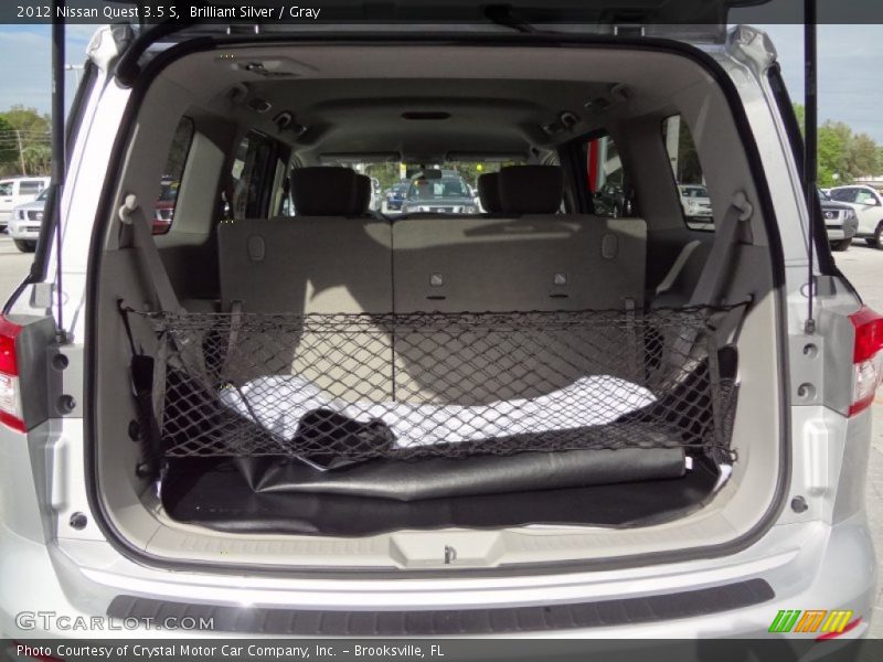 Brilliant Silver / Gray 2012 Nissan Quest 3.5 S