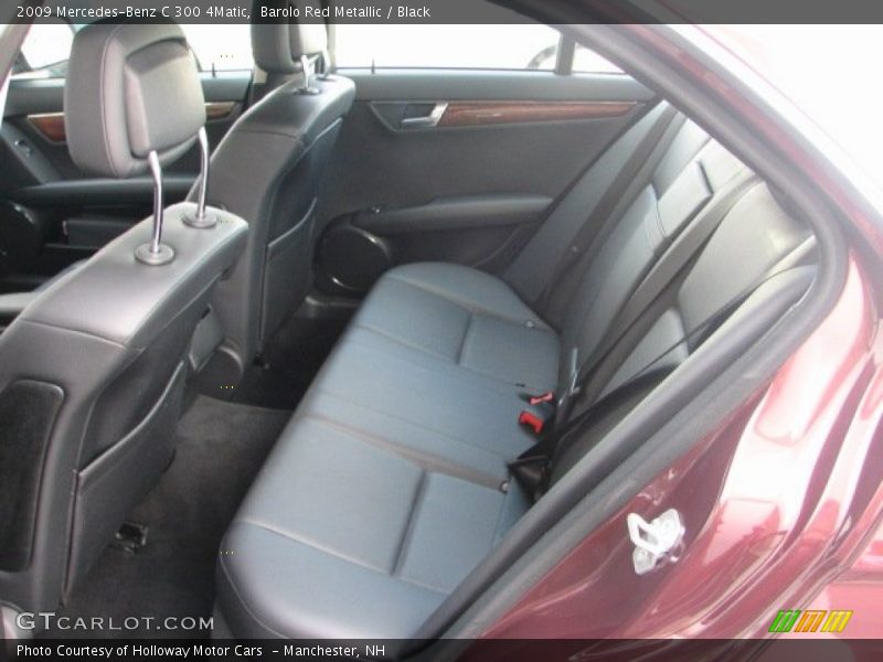 Barolo Red Metallic / Black 2009 Mercedes-Benz C 300 4Matic