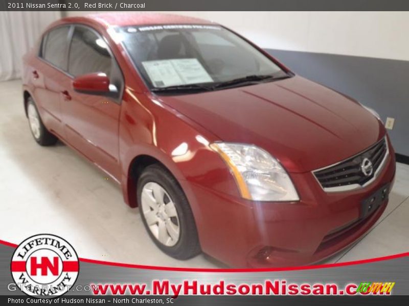 Red Brick / Charcoal 2011 Nissan Sentra 2.0