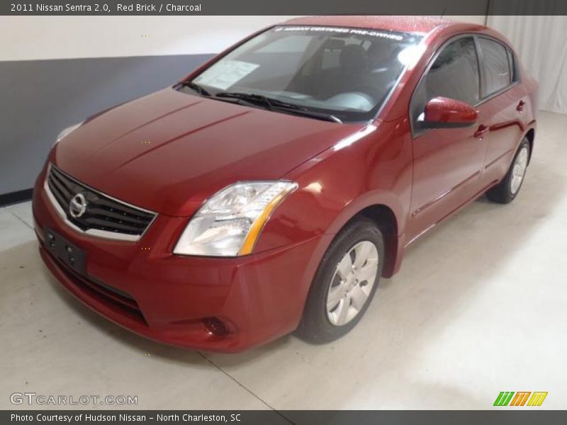 Red Brick / Charcoal 2011 Nissan Sentra 2.0