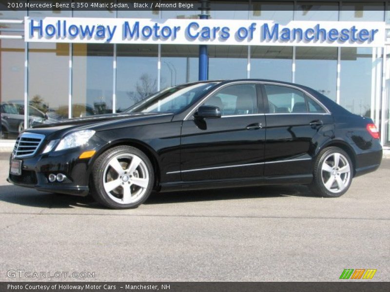 Black / Almond Beige 2010 Mercedes-Benz E 350 4Matic Sedan