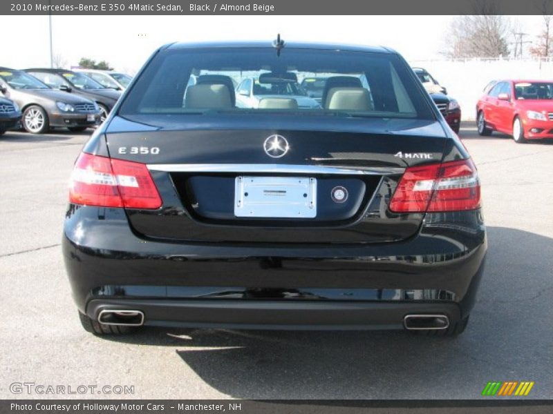 Black / Almond Beige 2010 Mercedes-Benz E 350 4Matic Sedan