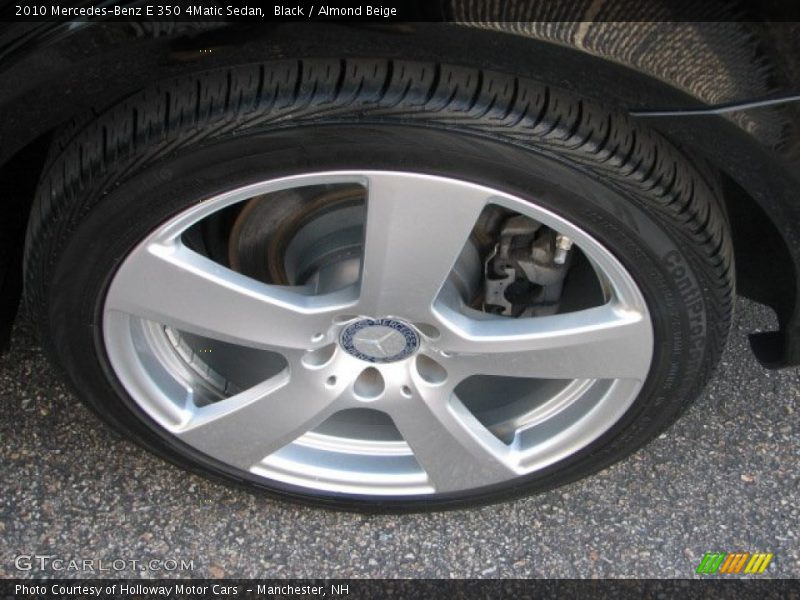 Black / Almond Beige 2010 Mercedes-Benz E 350 4Matic Sedan