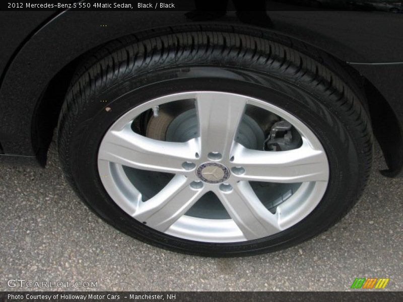 Black / Black 2012 Mercedes-Benz S 550 4Matic Sedan