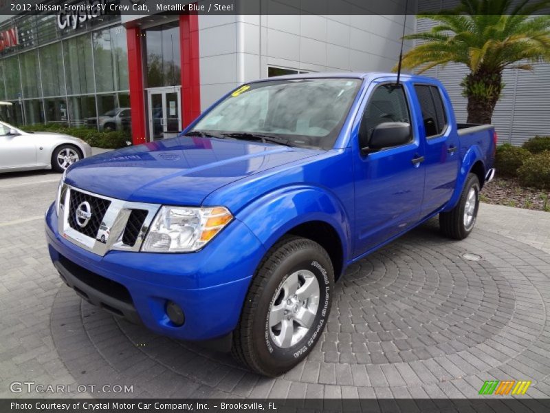 Metallic Blue / Steel 2012 Nissan Frontier SV Crew Cab