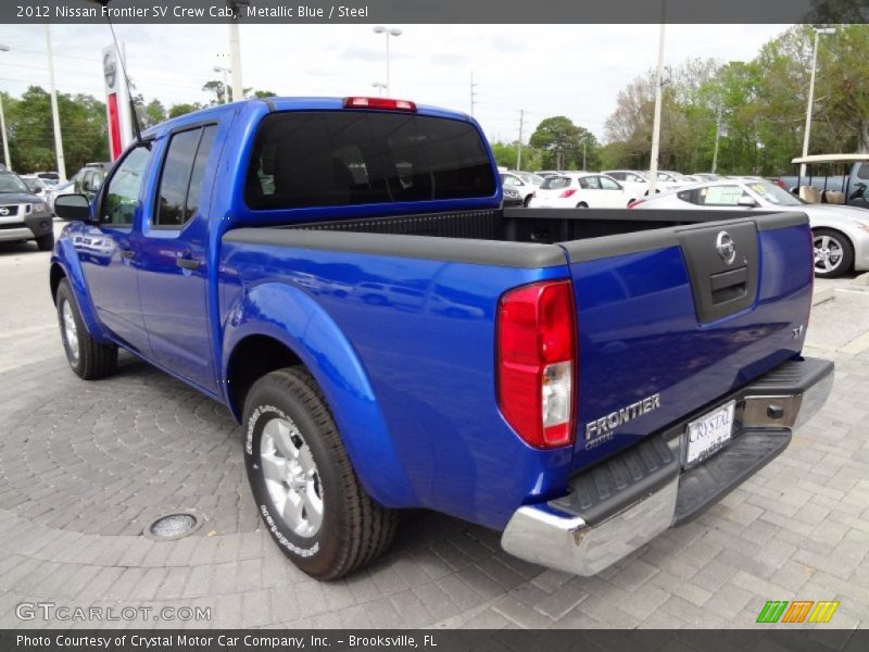 Metallic Blue / Steel 2012 Nissan Frontier SV Crew Cab