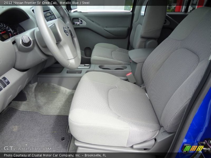 Metallic Blue / Steel 2012 Nissan Frontier SV Crew Cab