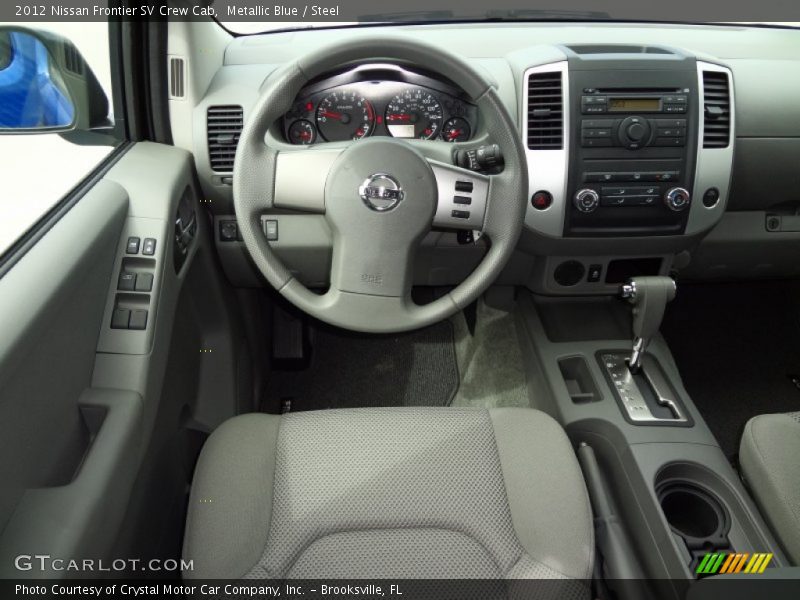 Metallic Blue / Steel 2012 Nissan Frontier SV Crew Cab