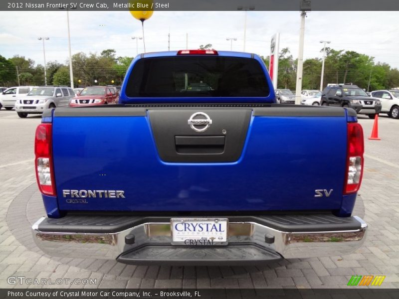 Metallic Blue / Steel 2012 Nissan Frontier SV Crew Cab