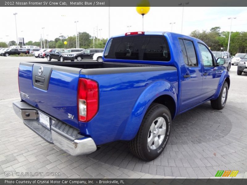 Metallic Blue / Steel 2012 Nissan Frontier SV Crew Cab