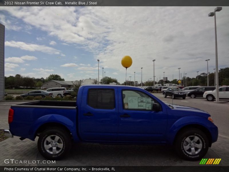 Metallic Blue / Steel 2012 Nissan Frontier SV Crew Cab