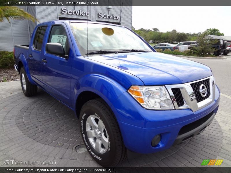 Metallic Blue / Steel 2012 Nissan Frontier SV Crew Cab