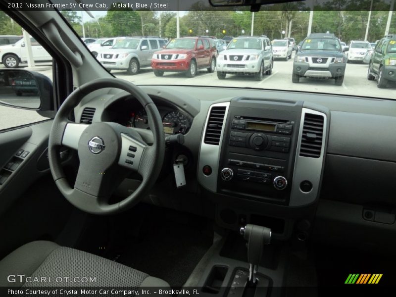 Metallic Blue / Steel 2012 Nissan Frontier SV Crew Cab