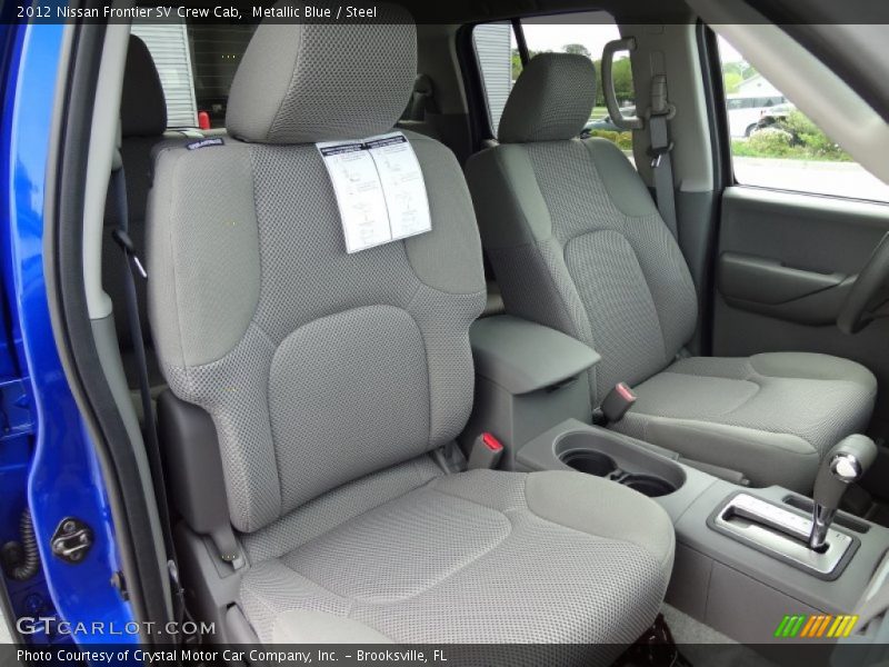 Metallic Blue / Steel 2012 Nissan Frontier SV Crew Cab