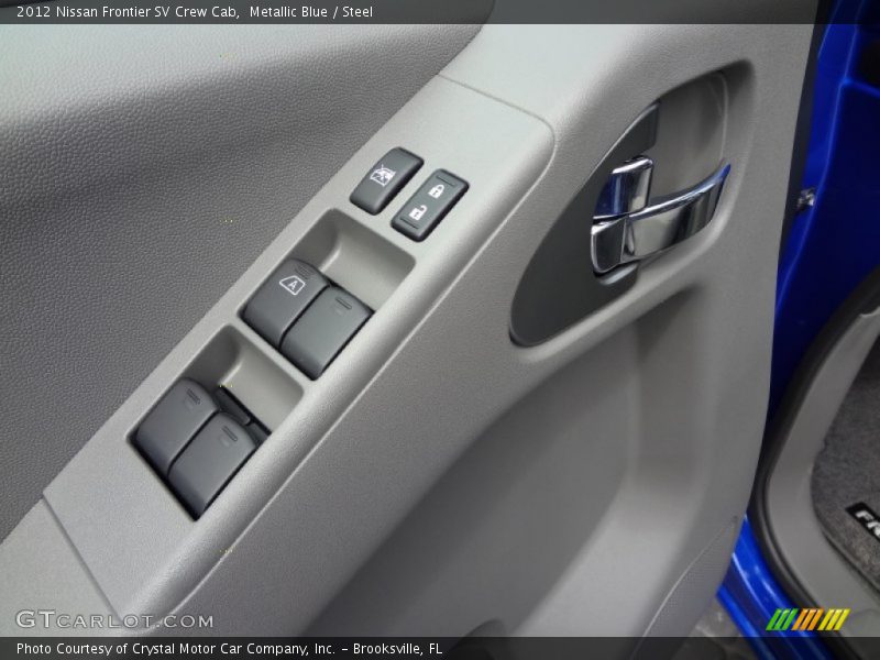 Metallic Blue / Steel 2012 Nissan Frontier SV Crew Cab