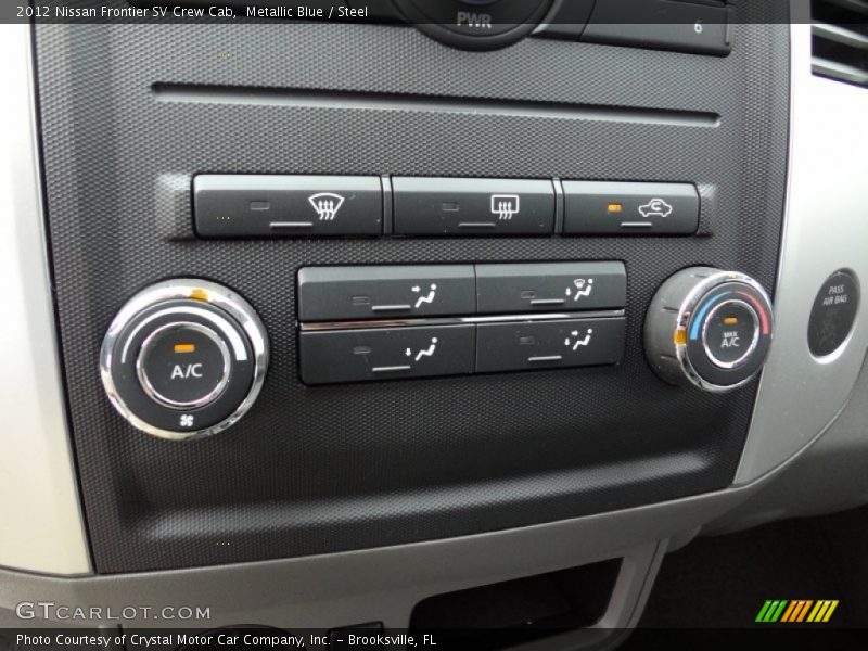 Metallic Blue / Steel 2012 Nissan Frontier SV Crew Cab