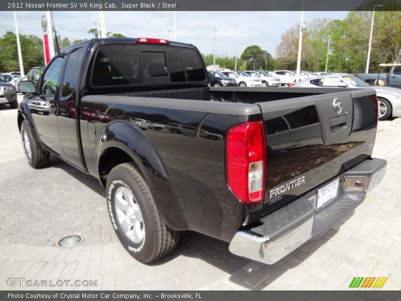 Super Black / Steel 2012 Nissan Frontier SV V6 King Cab