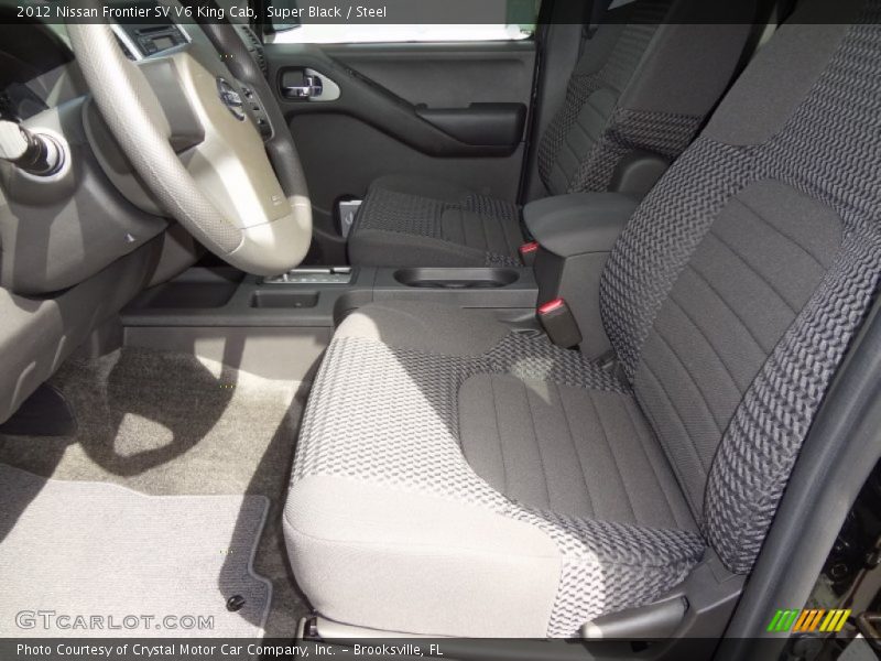 Super Black / Steel 2012 Nissan Frontier SV V6 King Cab