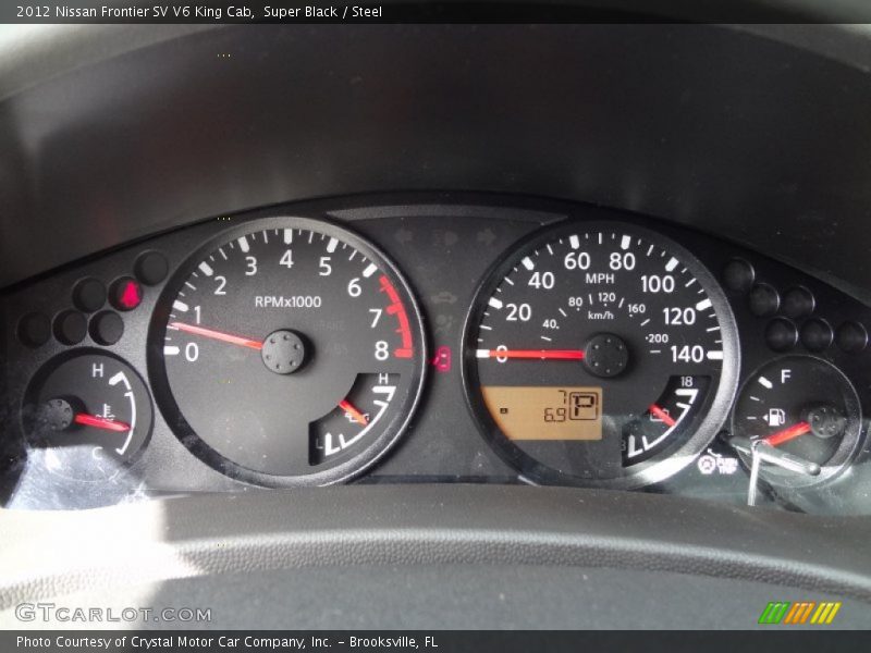 Super Black / Steel 2012 Nissan Frontier SV V6 King Cab