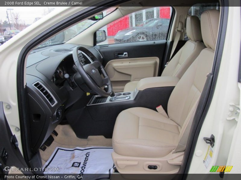 Front Seat of 2008 Edge SEL