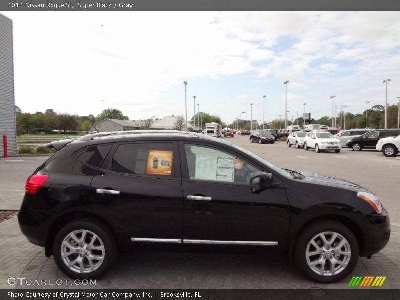 Super Black / Gray 2012 Nissan Rogue SL