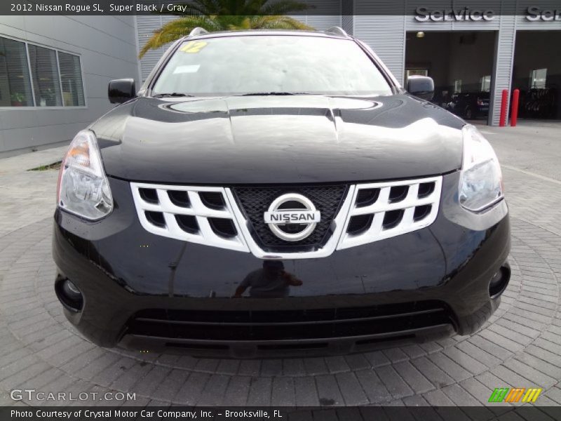 Super Black / Gray 2012 Nissan Rogue SL