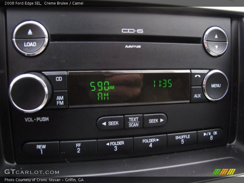 Audio System of 2008 Edge SEL