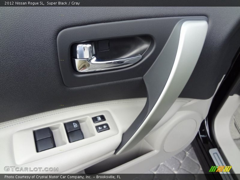 Super Black / Gray 2012 Nissan Rogue SL