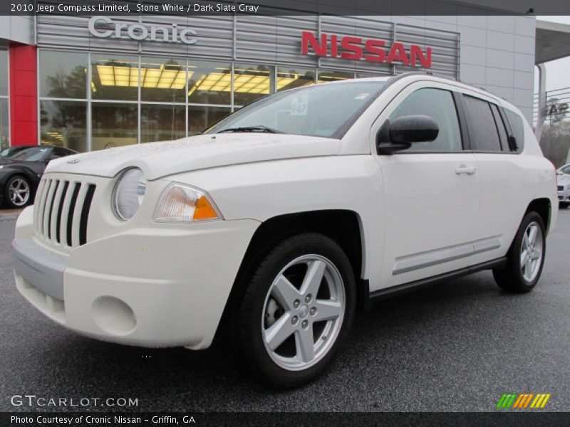 Stone White / Dark Slate Gray 2010 Jeep Compass Limited