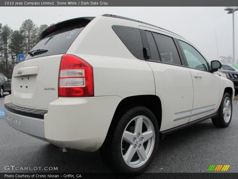 Stone White / Dark Slate Gray 2010 Jeep Compass Limited